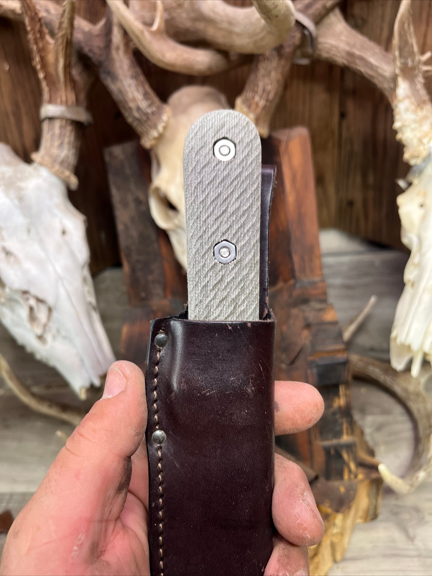 KA-BAR: Becker Kephart BK62 - Canvas Micarta Handles (Knife NOT Included) - Carroll's Custom Scales