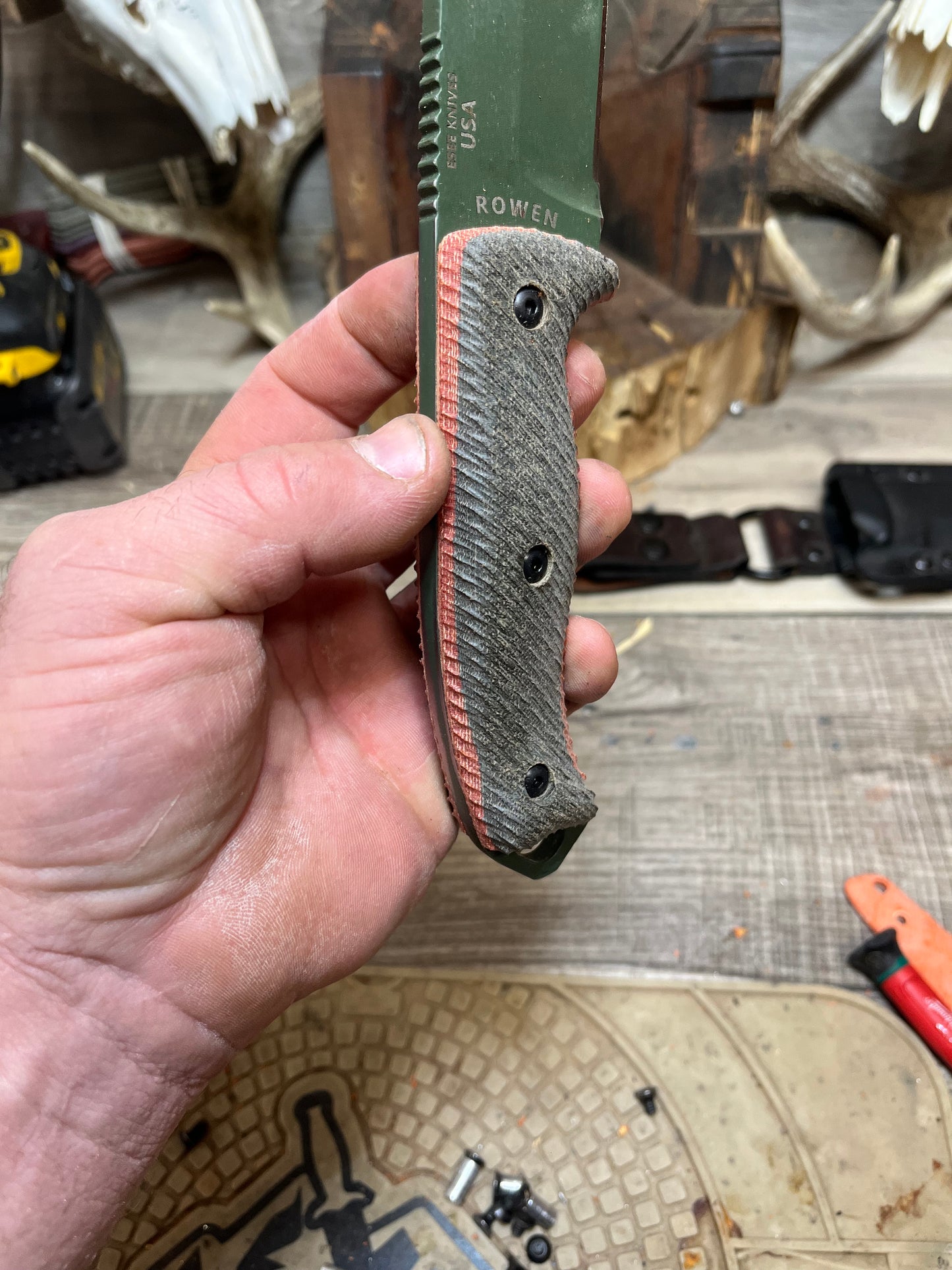 Esee: 5 & 6 - Canvas Micarta Handles (Knife NOT Included) - Carroll's Custom Scales