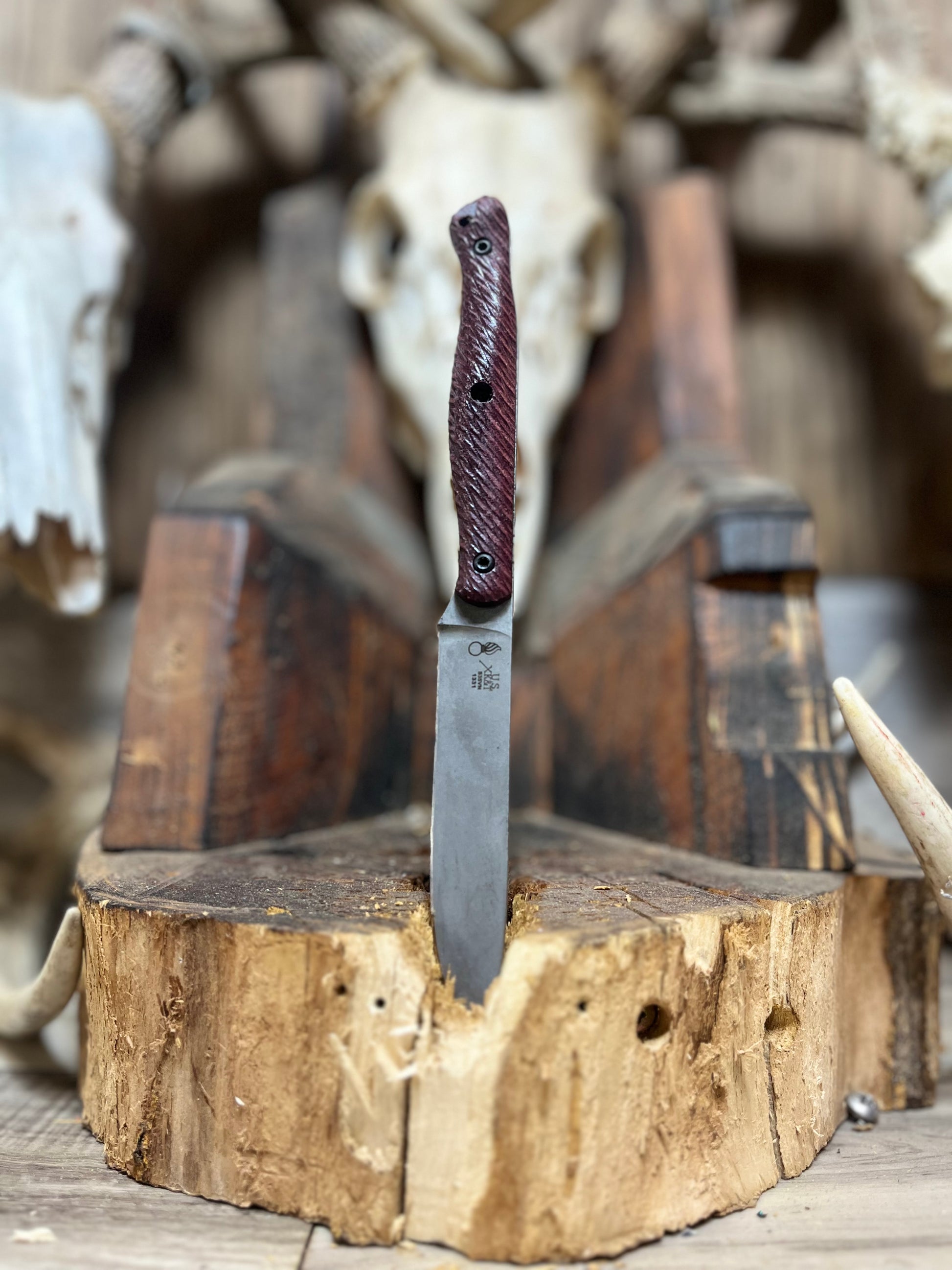 Exodus Knife and Tool: Jackalope / Exodus 4 - Canvas Micarta Handles (Knife NOT Included) - Carroll's Custom Scales