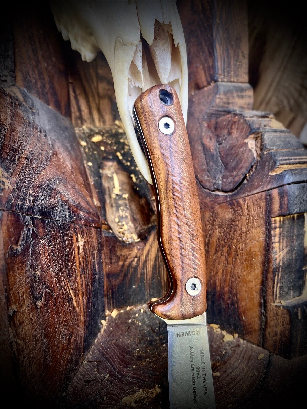 Esee: Ashley Game Knife (AGK) - Bolivian Rosewood