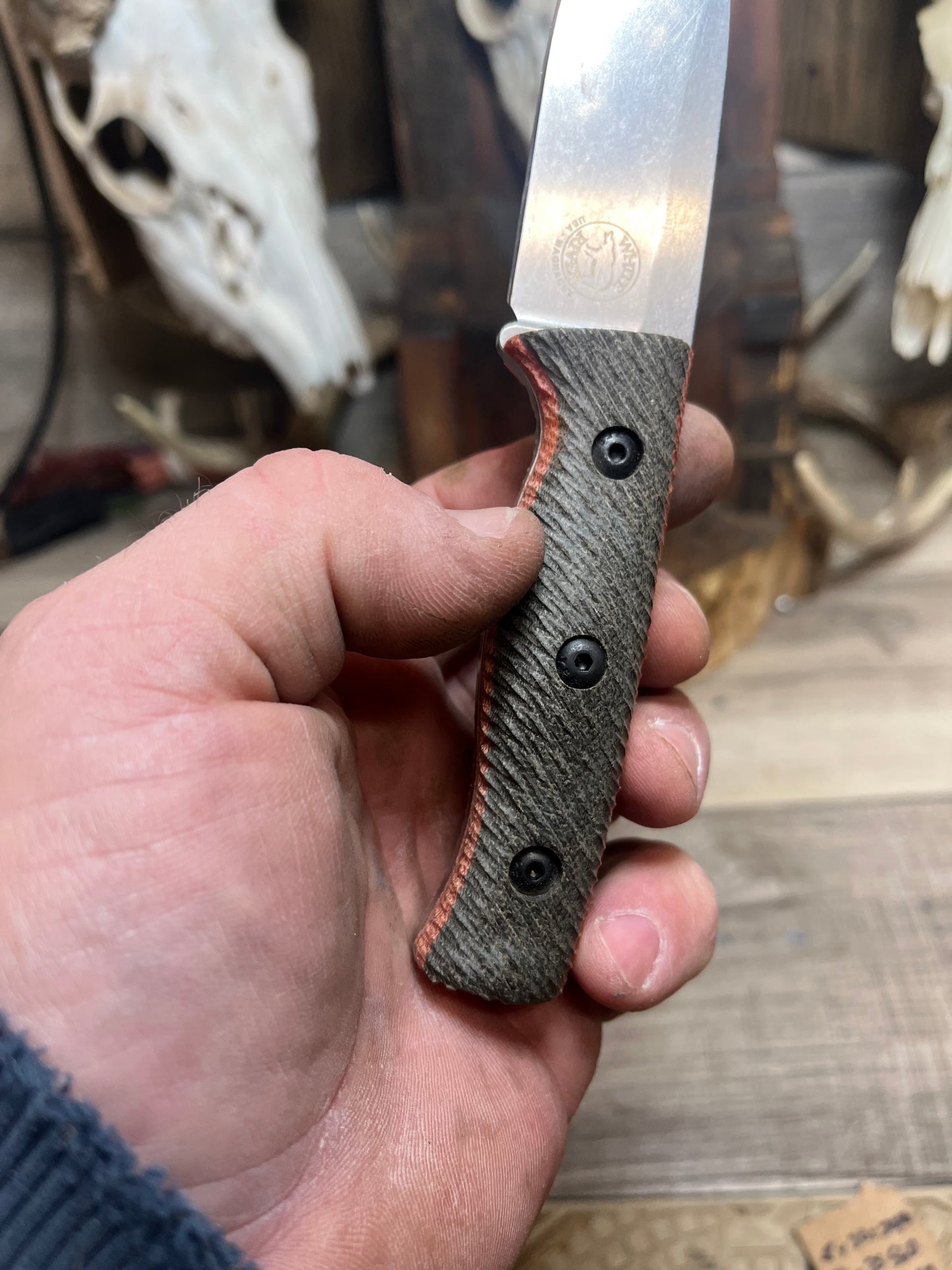 White River Knife & Tool: Ursus Cub - Canvas Micarta Handles (Knife NOT Included) - Carroll's Custom Scales