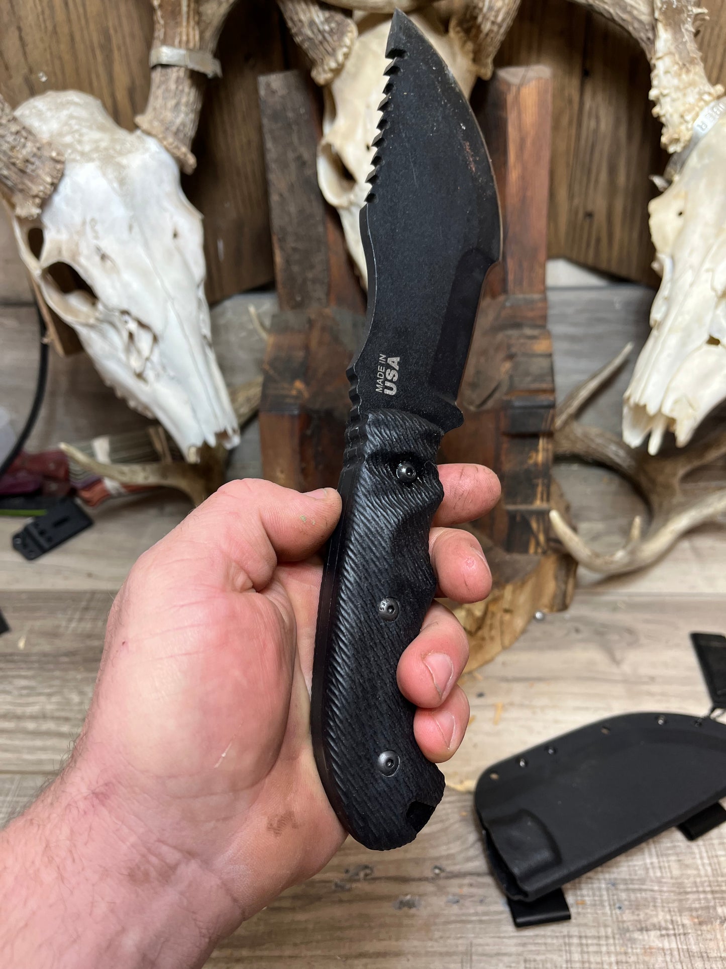 Tops Knives: Tracker #1 - G10 Handles (Knife NOT Included) - Carroll's Custom Scales