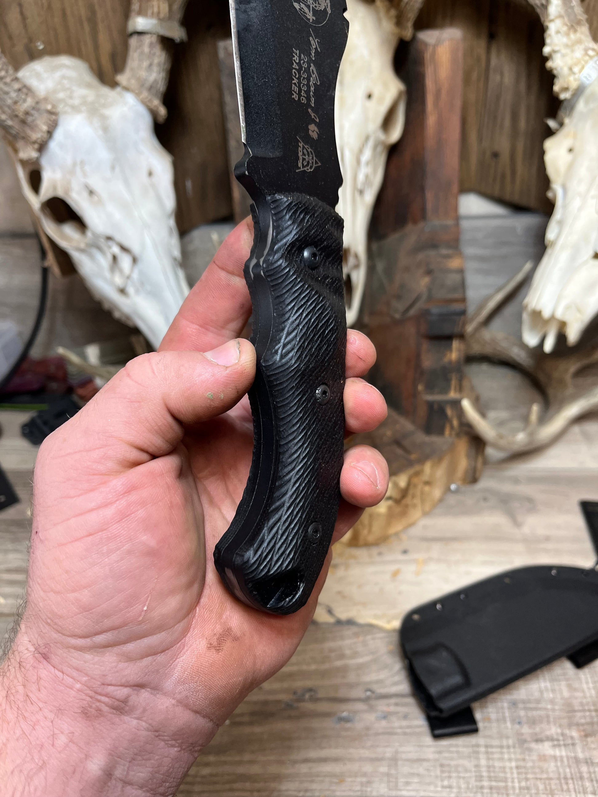 Tops Knives: Tracker #1 - G10 Handles (Knife NOT Included) - Carroll's Custom Scales