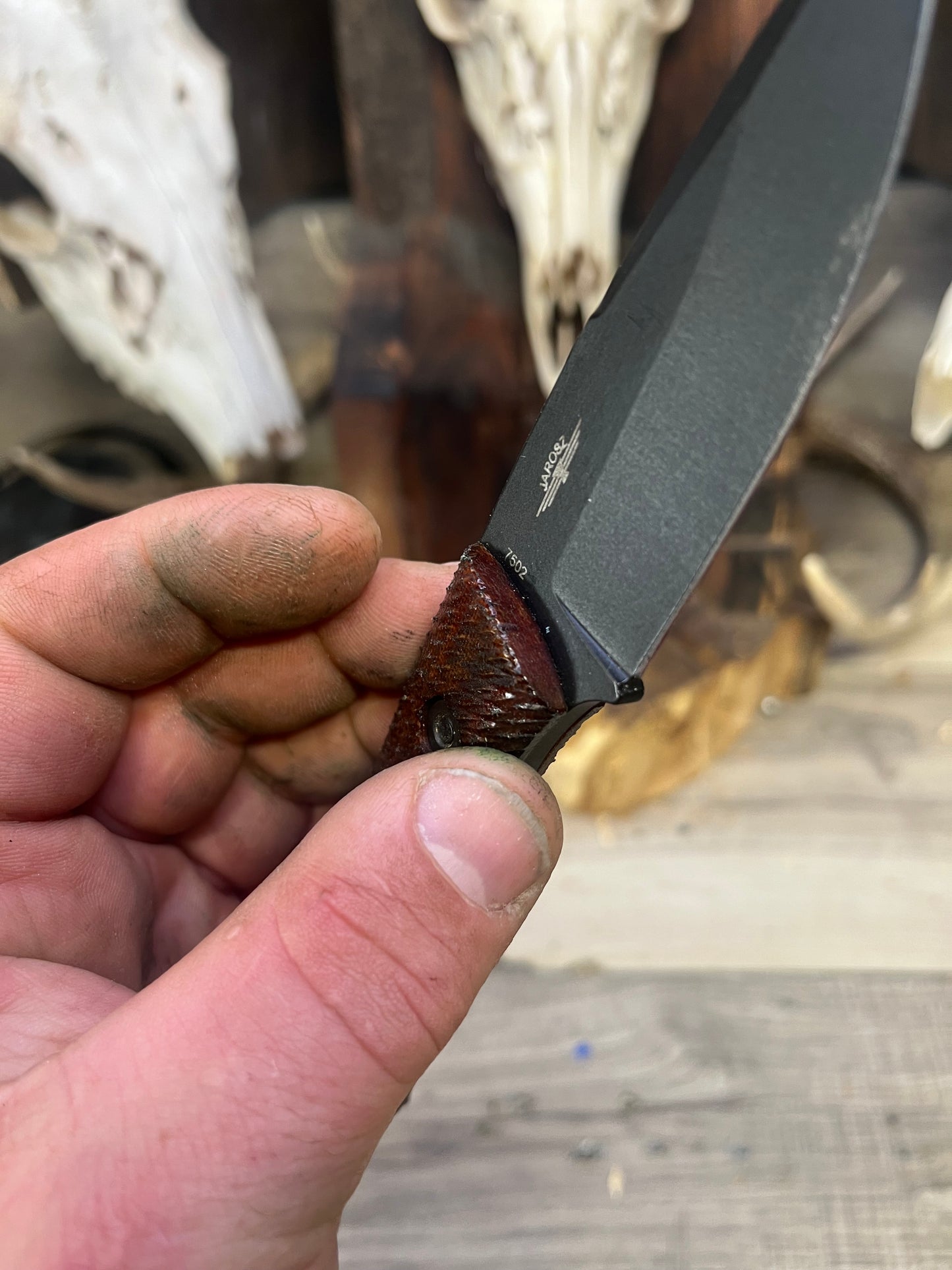 KA-BAR: Globetrotter - Canvas Micarta Handles (Knife NOT Included) - Carroll's Custom Scales