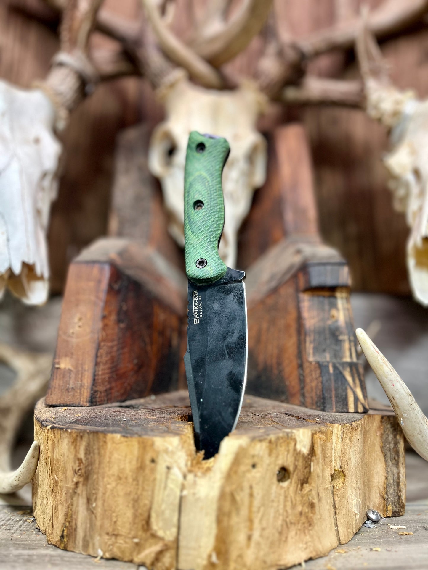 KA-BAR: Becker BK15, BK16, BK17, BK18 - Liberty Wood Handles (Knife NOT Included) - Carroll's Custom Scales