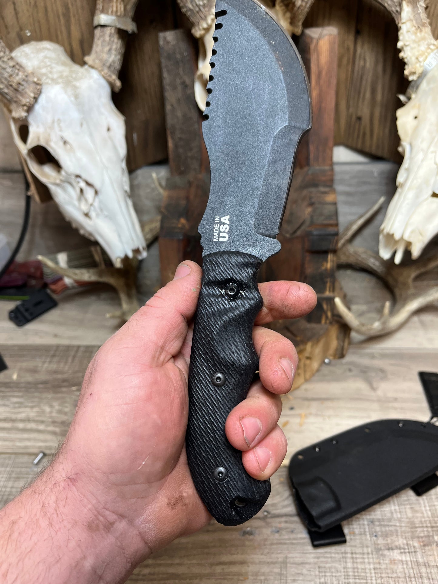 Tops Knives: Tracker #1 - G10 Handles (Knife NOT Included) - Carroll's Custom Scales