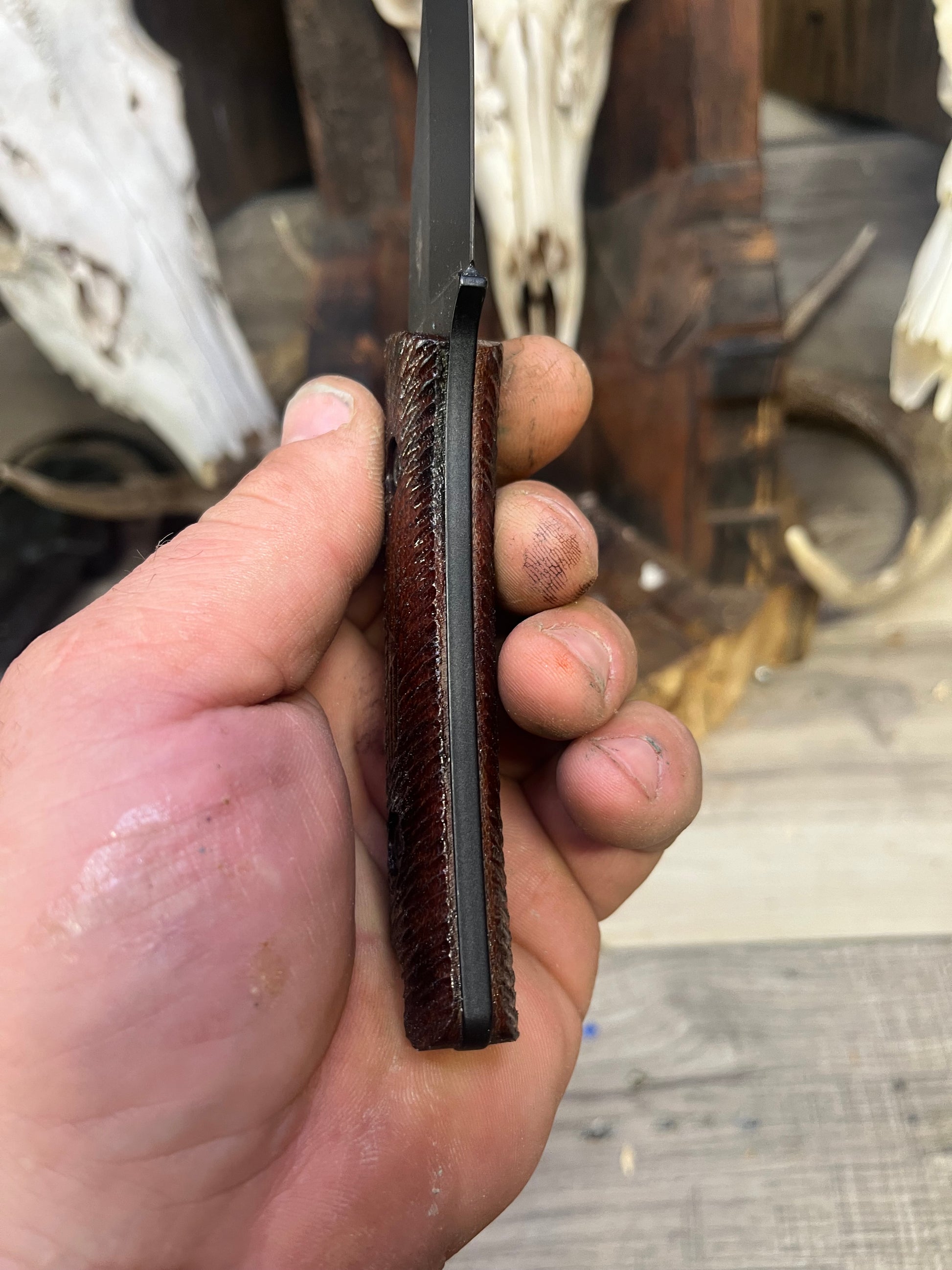 KA-BAR: Globetrotter - Canvas Micarta Handles (Knife NOT Included) - Carroll's Custom Scales