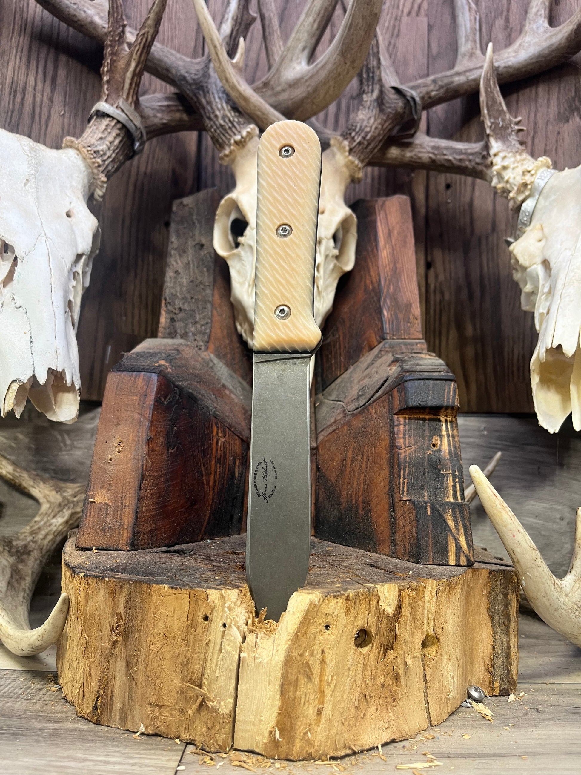 KA-BAR: Becker Kephart BK62 - Paper Micarta Handles (Knife NOT Included) - Carroll's Custom Scales