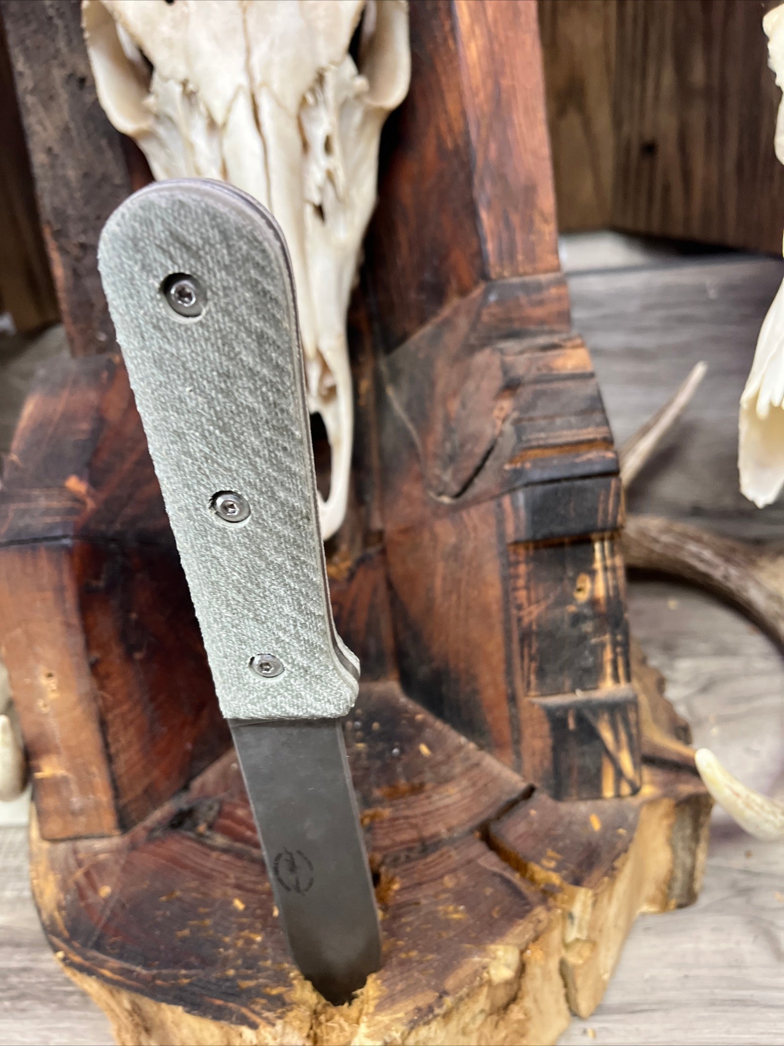 KA-BAR: Becker Kephart BK62 - Canvas Micarta Handles (Knife NOT Included) - Carroll's Custom Scales