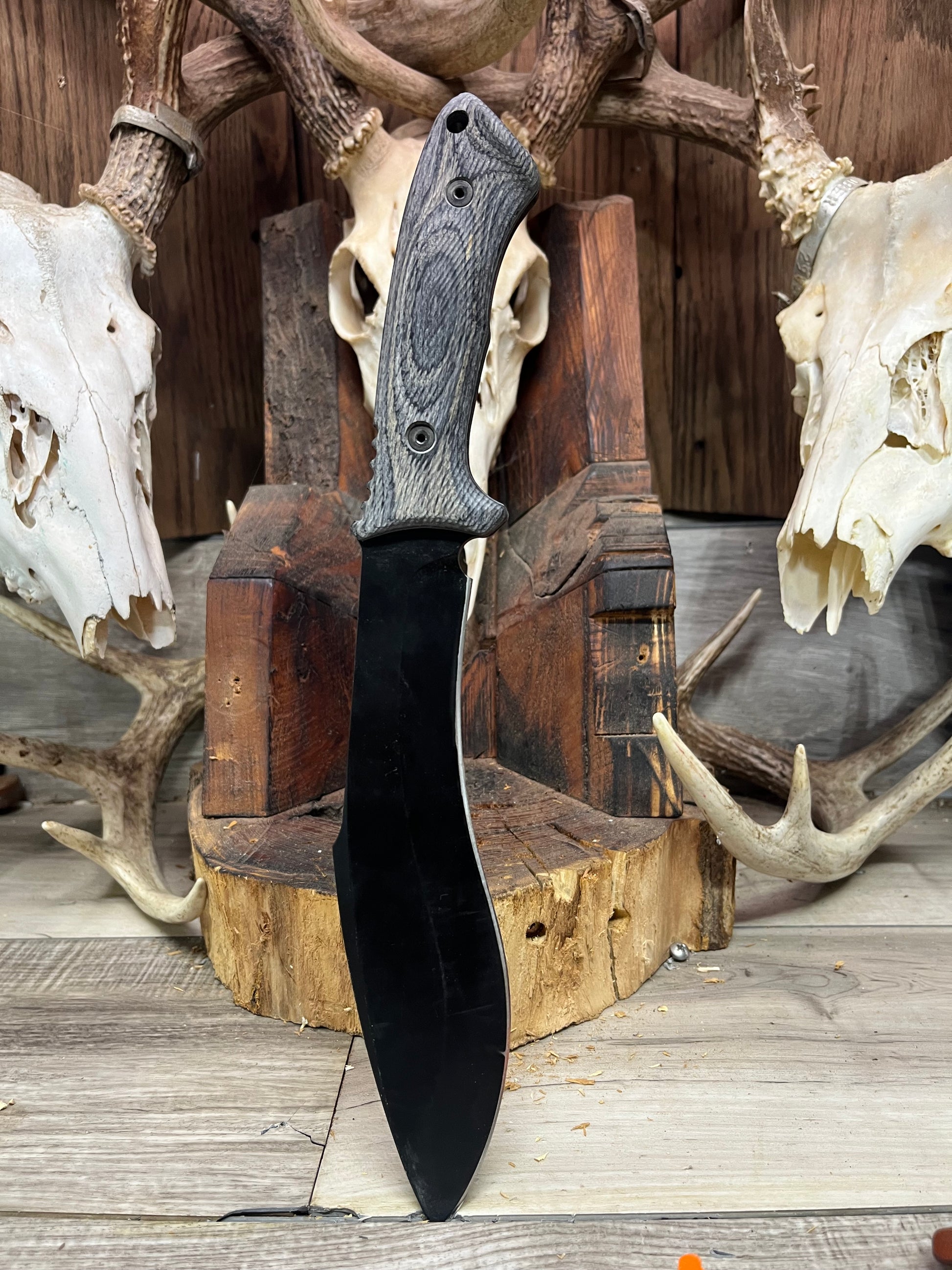 Spartan Blades: Spartan-Harsey Kukri / Fighter / Nessmuk Handles (Knife NOT Included) - Carroll's Custom Scales