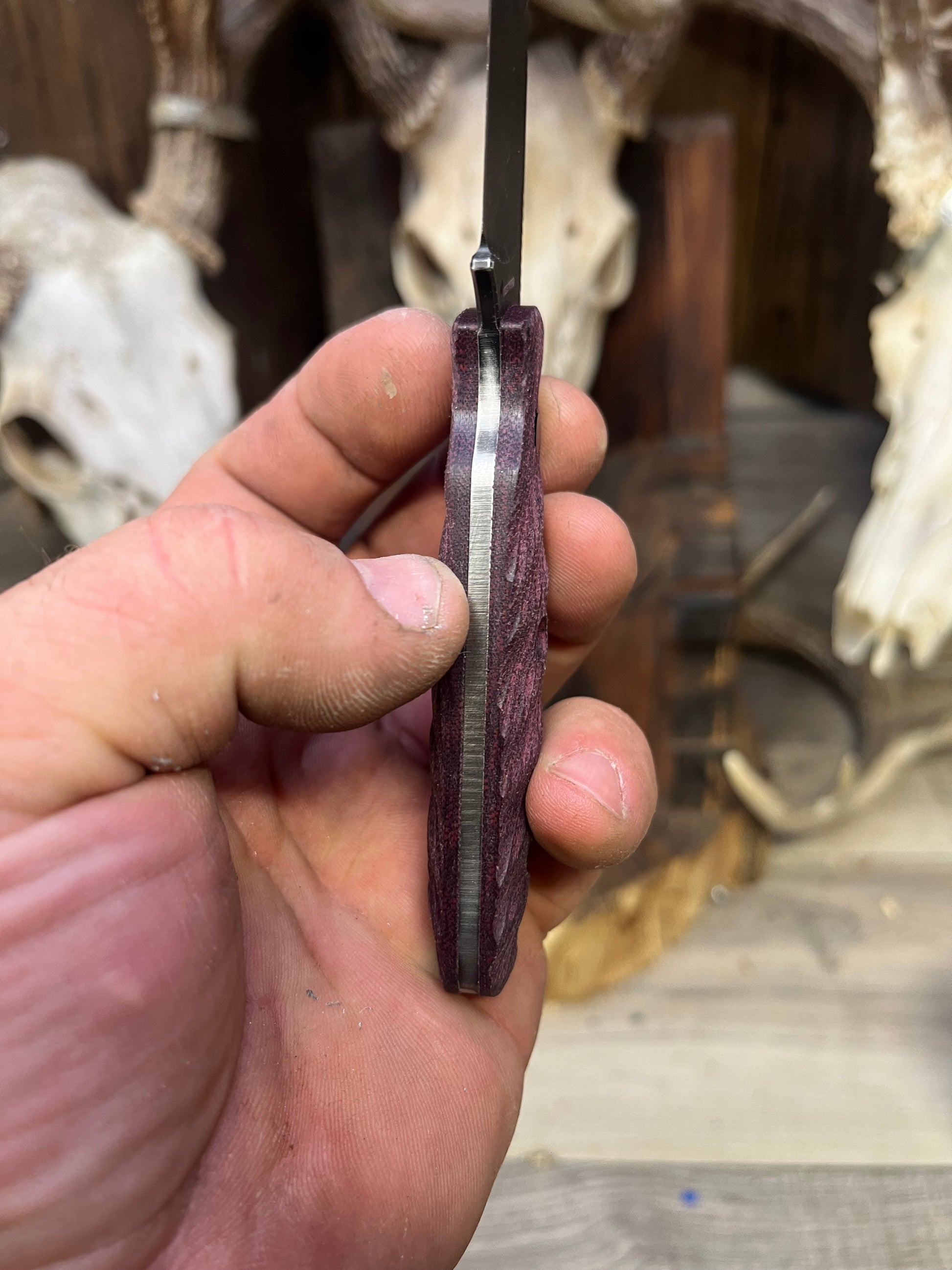 Vosteed: Mink - Dymalux Handles (Knife NOT Included) - Carroll's Custom Scales