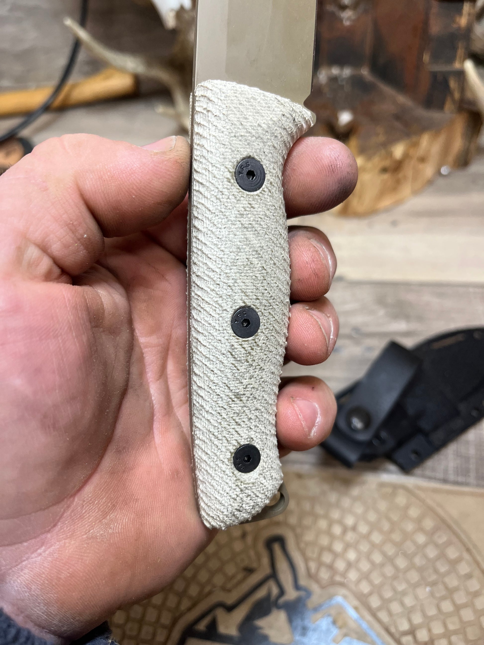 White River Knife & Tool: Ursus 45 - Micarta Handles (Knife NOT Included) - Carroll's Custom Scales