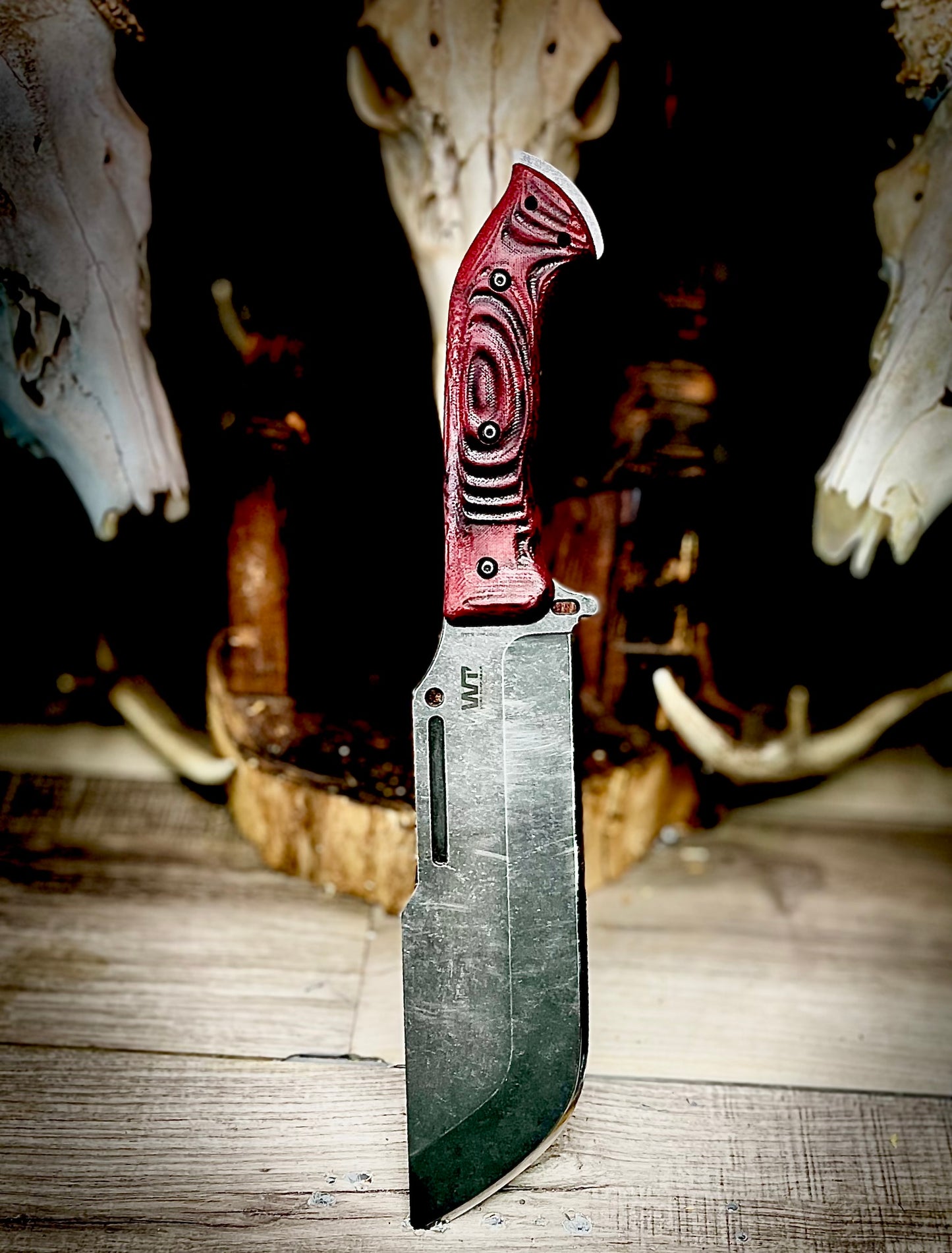 Work Tuff Gear: Ares - Canvas Micarta Handles (Knife NOT Included) - Carroll's Custom Scales