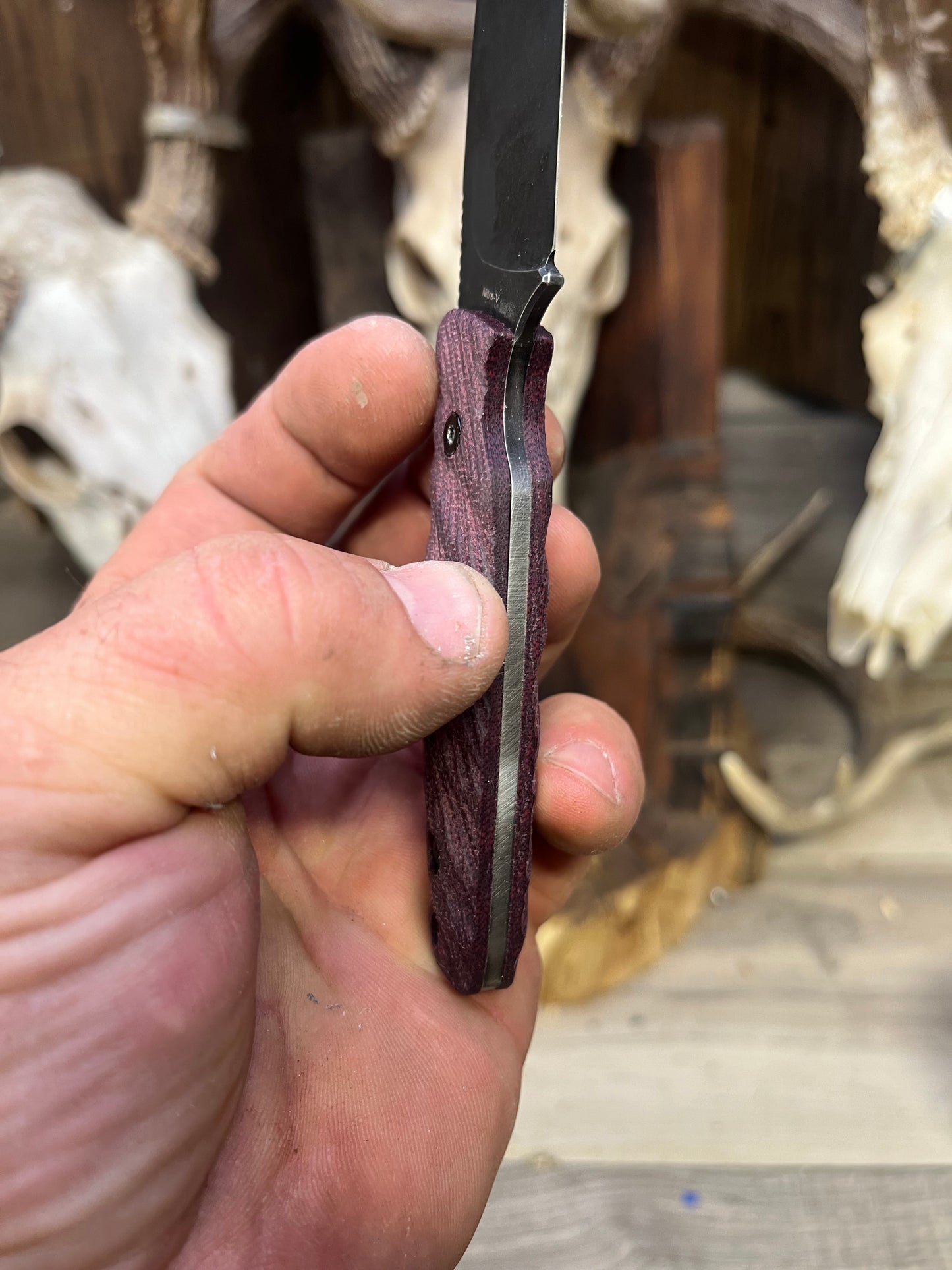 Vosteed: Mink - Dymalux Handles (Knife NOT Included) - Carroll's Custom Scales