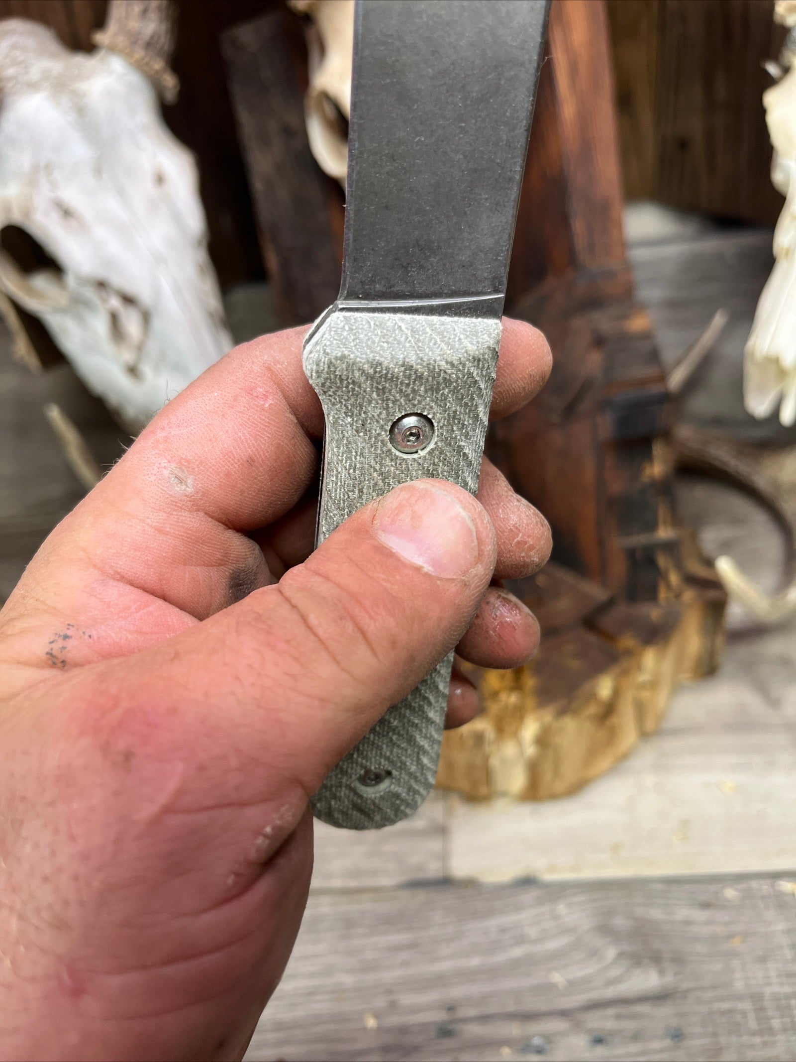 KA-BAR: Becker Kephart BK62 - Canvas Micarta Handles (Knife NOT Included) - Carroll's Custom Scales