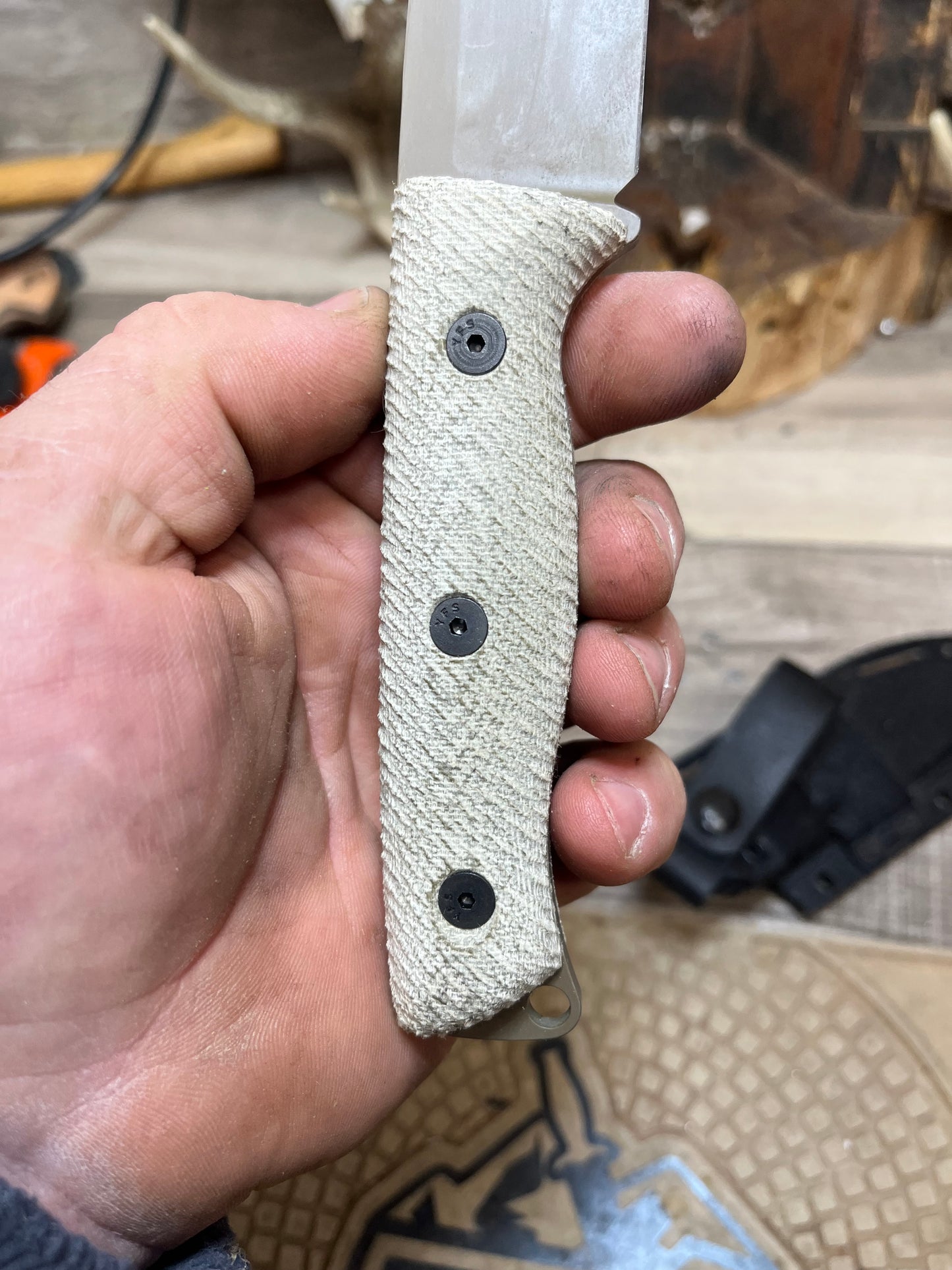 White River Knife & Tool: Ursus 45 - Micarta Handles (Knife NOT Included) - Carroll's Custom Scales