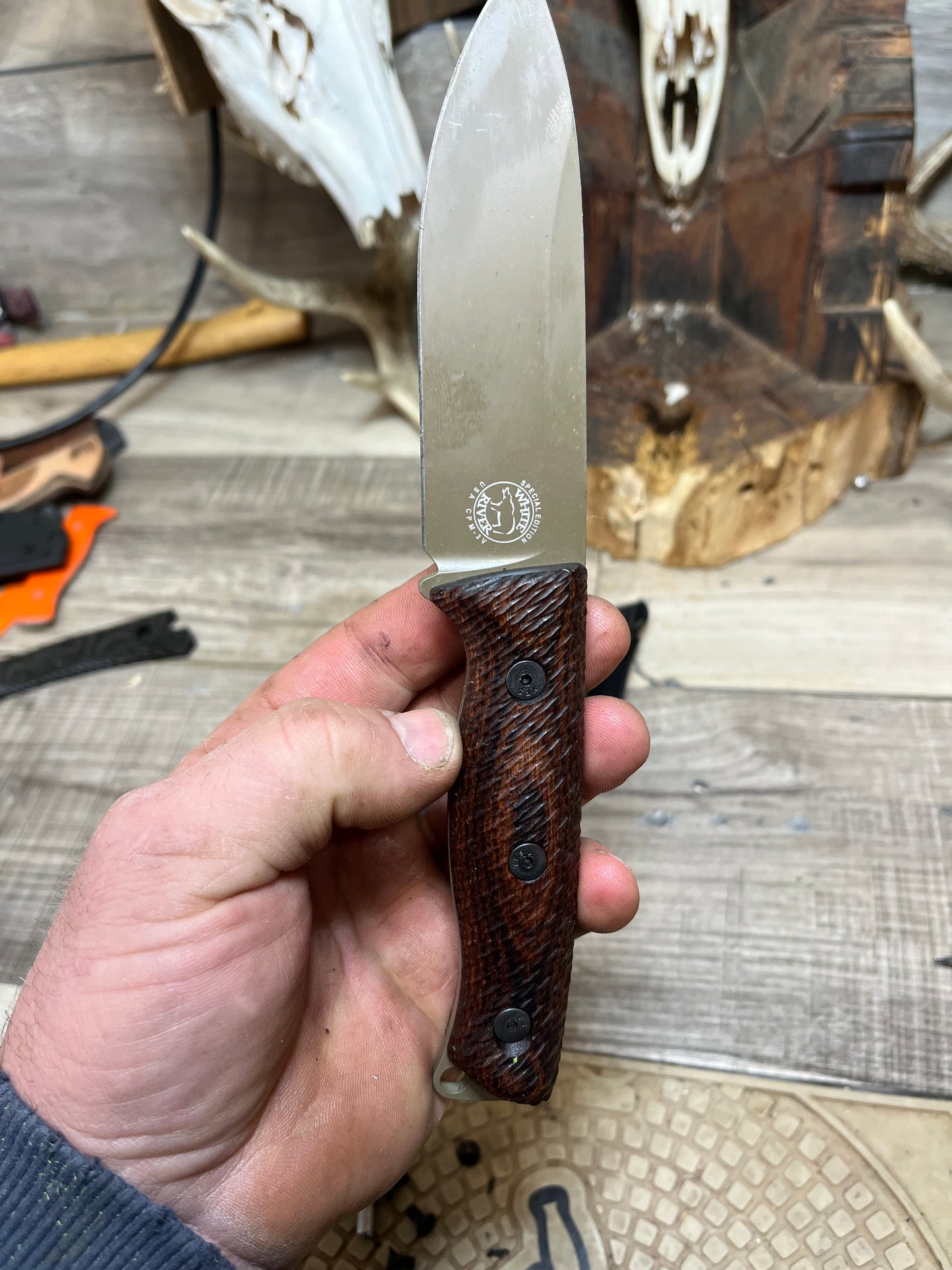 White River Knife & Tool: Ursus 45 - Dymalux Handles (Knife NOT Included) - Carroll's Custom Scales