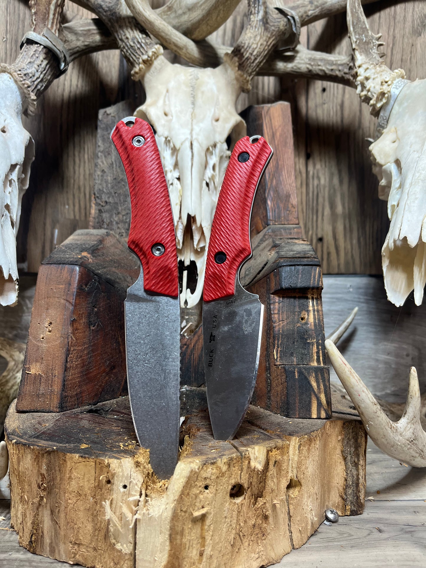 Buck Knives: 664 Alpha Hunter / 663 Guide - G10 Handles (Knife NOT Included) - Carroll's Custom Scales