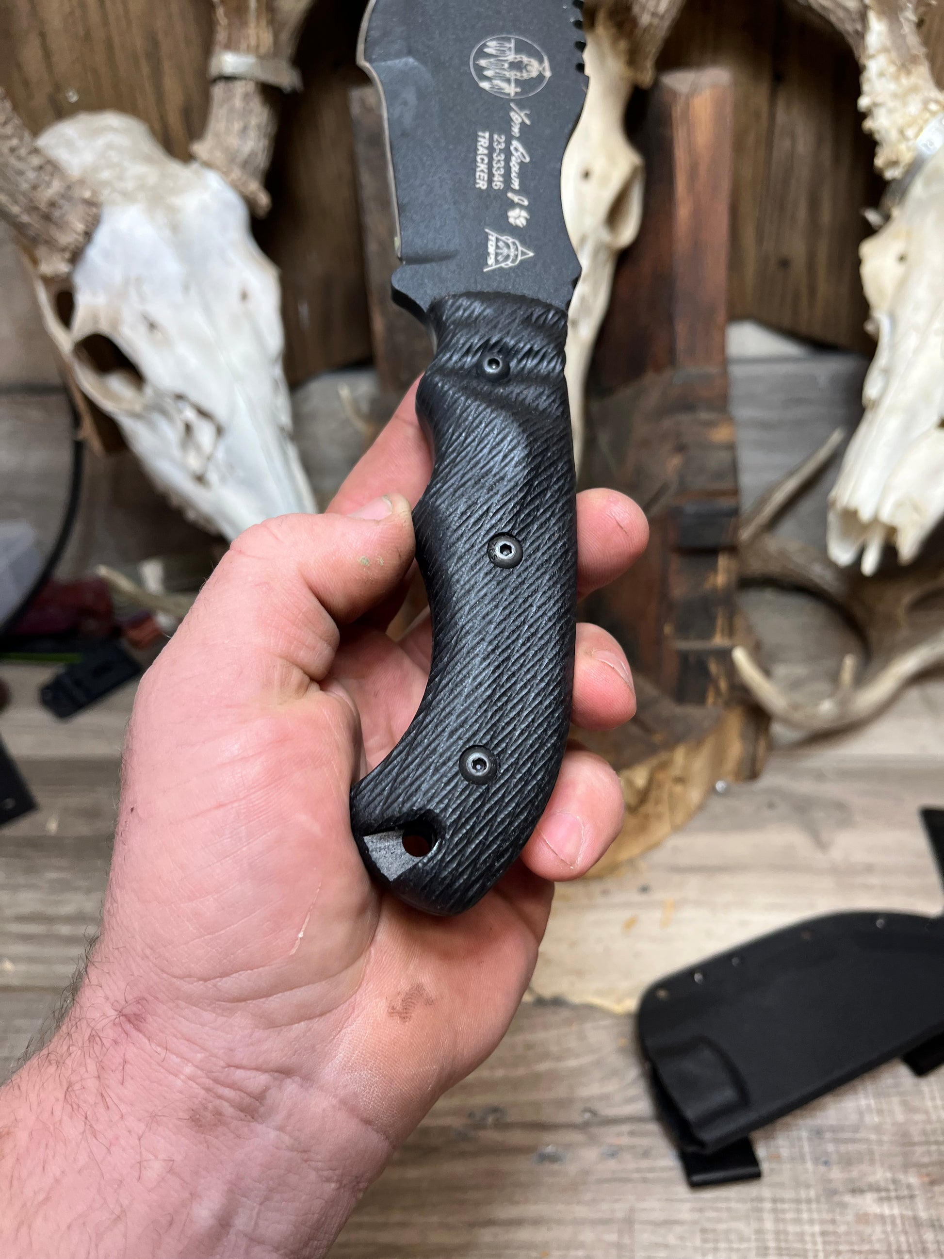 Tops Knives: Tracker #1 - G10 Handles (Knife NOT Included) - Carroll's Custom Scales