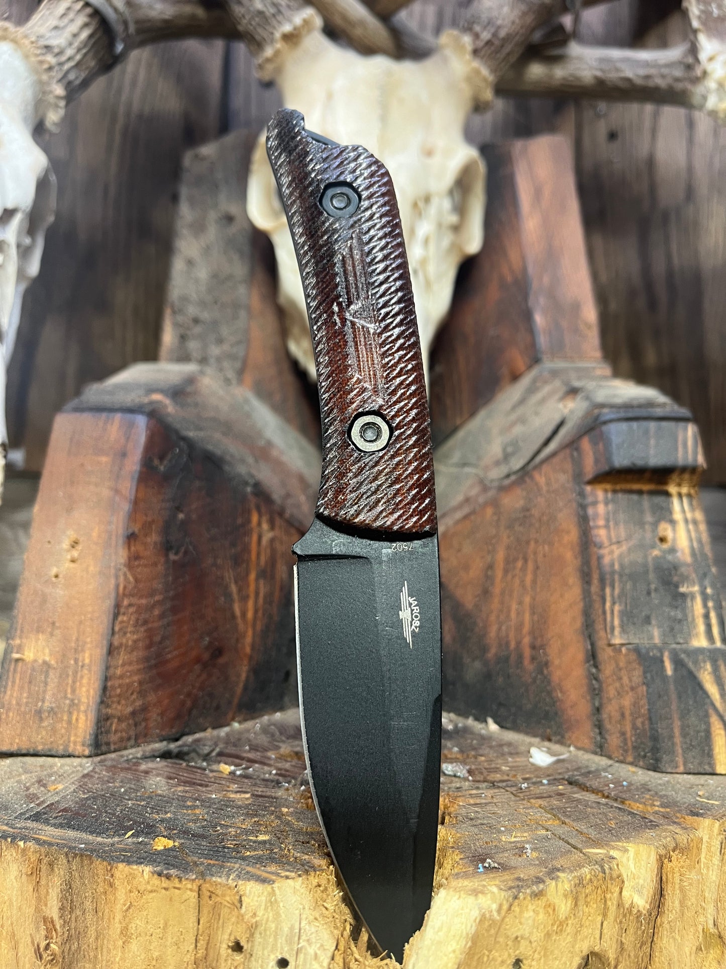 KA-BAR: Globetrotter - Canvas Micarta Handles (Knife NOT Included) - Carroll's Custom Scales