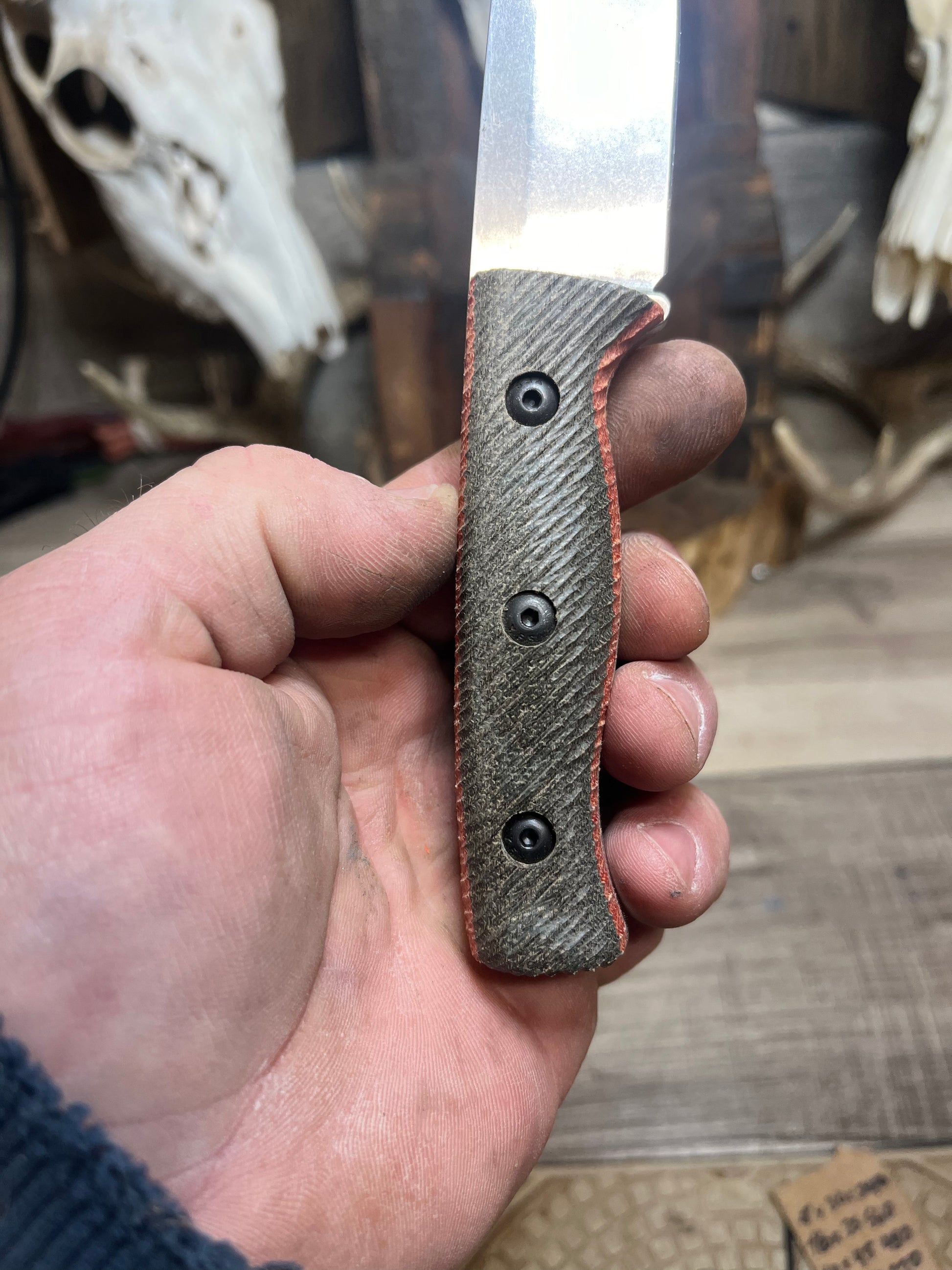 White River Knife & Tool: Ursus Cub - Canvas Micarta Handles (Knife NOT Included) - Carroll's Custom Scales