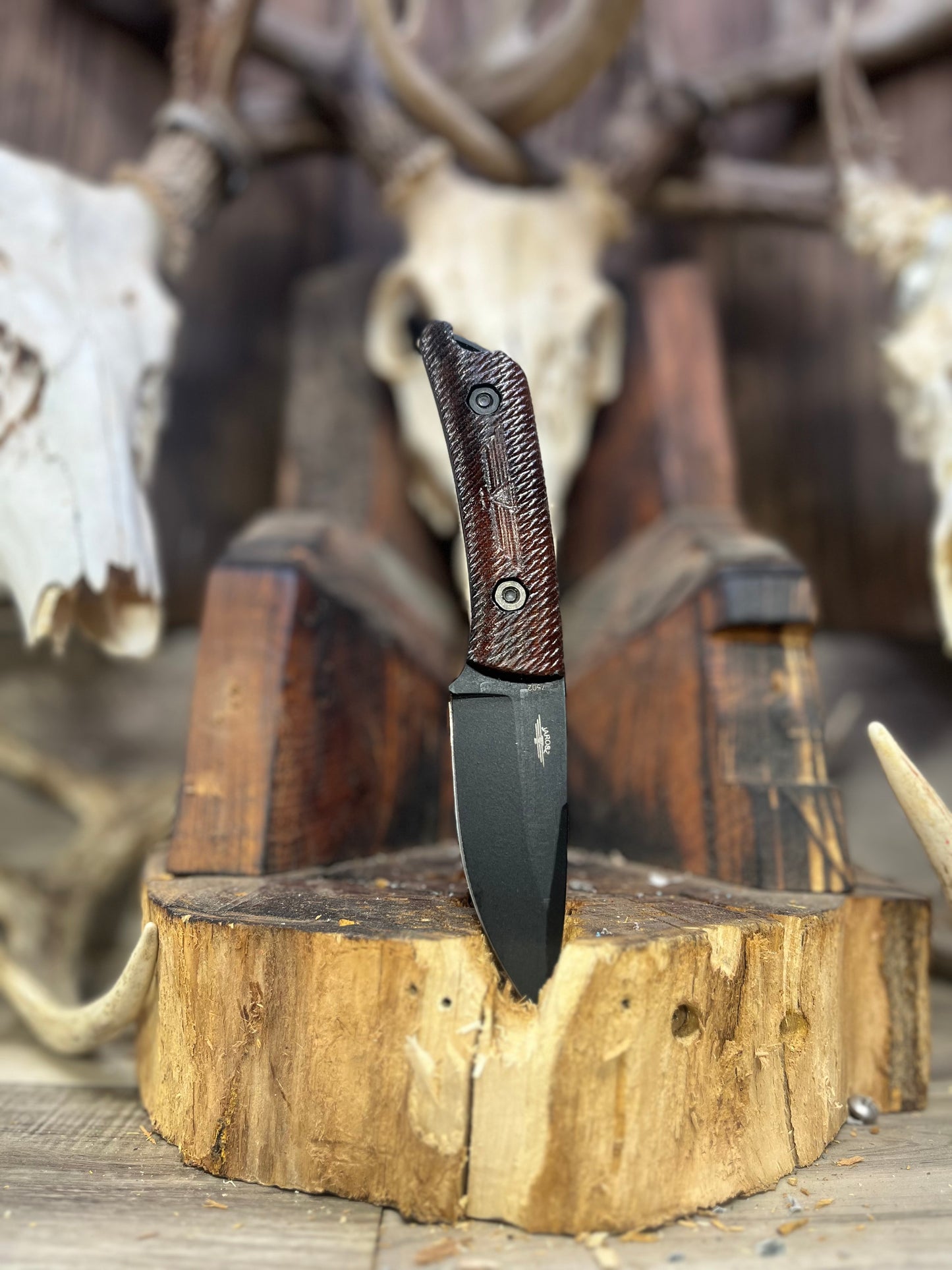 KA-BAR: Globetrotter - Canvas Micarta Handles (Knife NOT Included) - Carroll's Custom Scales