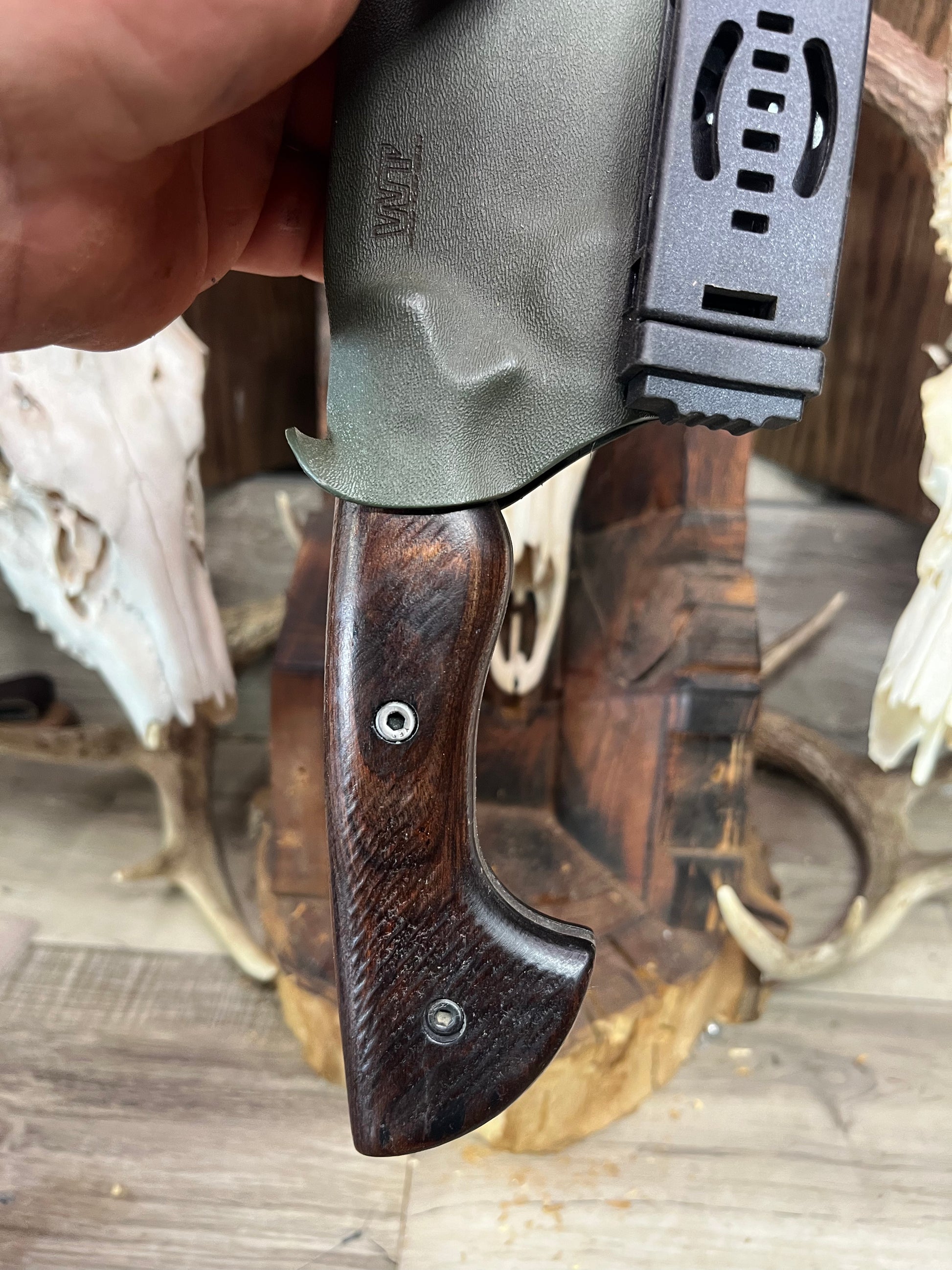 Work Tuff Gear: Wilderness Bowie (PWB-7) / Puzon Wilderness Bowie (PWB-9) / Puzon Predator Hunter - Dymalux Handles (Knife NOT Included) - Carroll's Custom Scales