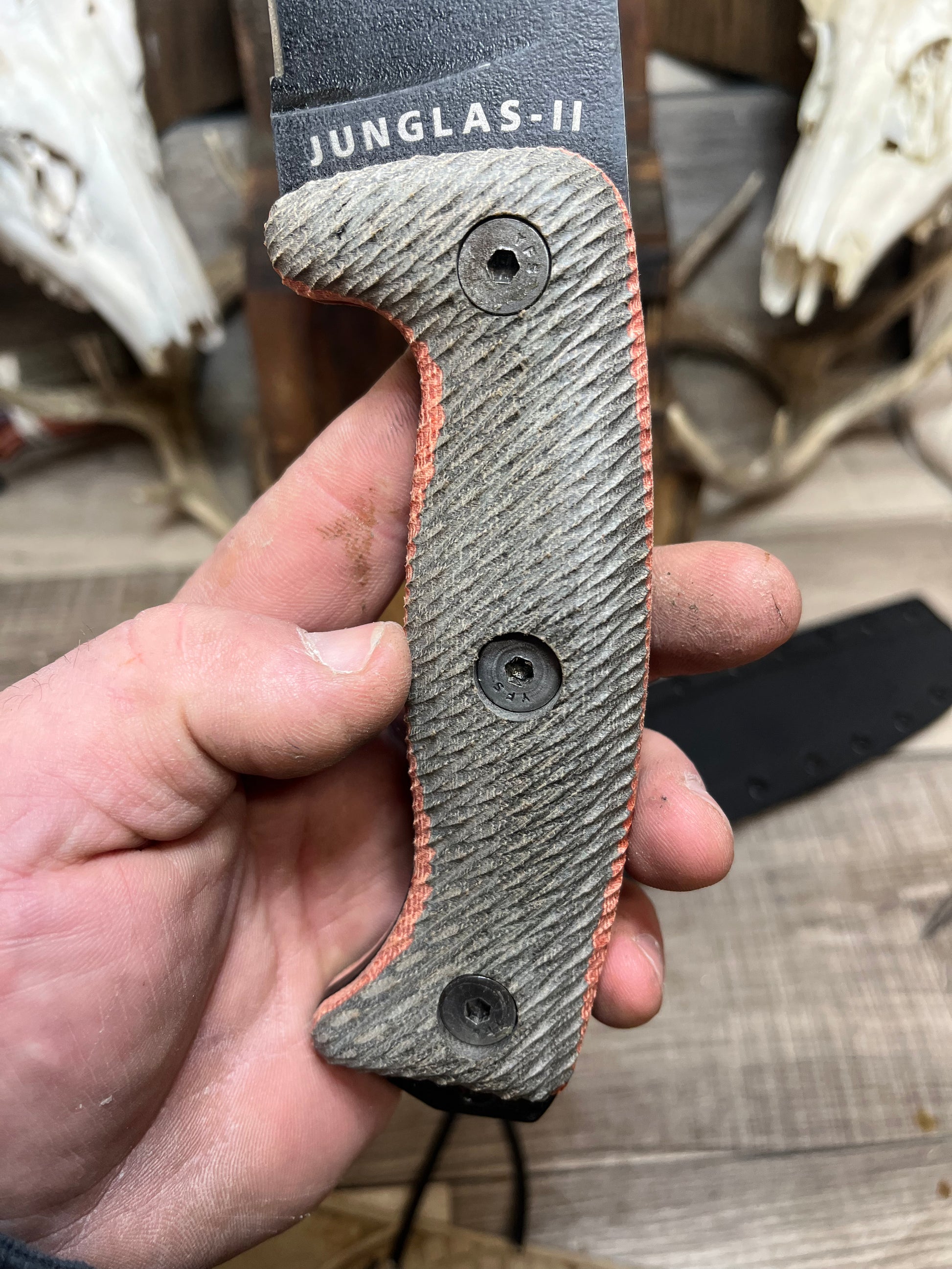 Esee: Junglas I/II & Cleaver CL1 - Canvas Micarta Handles (Knife NOT Included) - Carroll's Custom Scales