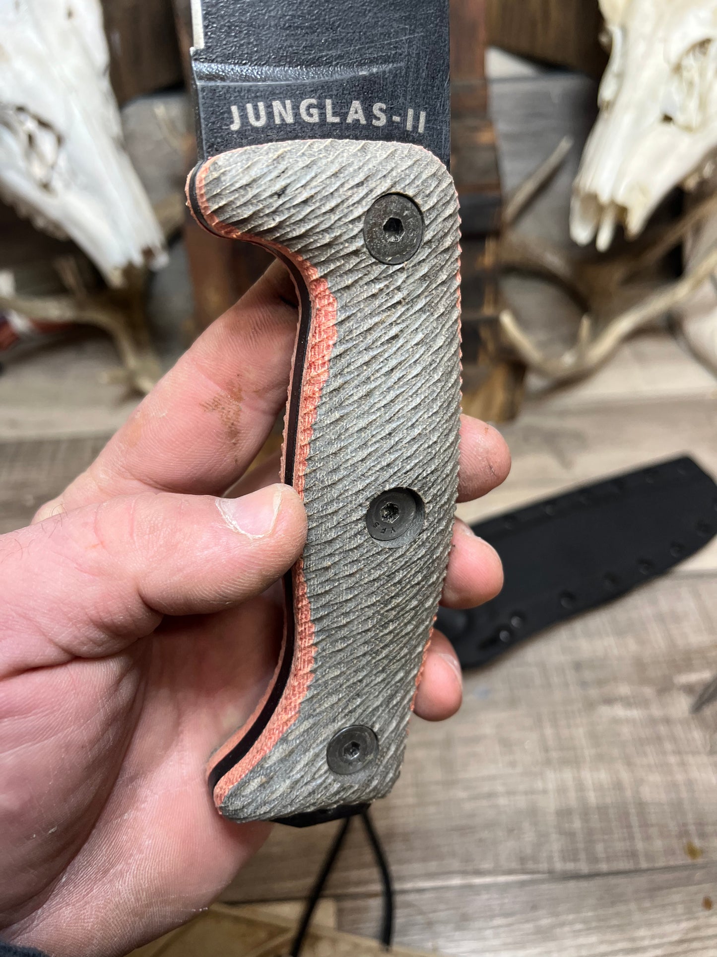 Esee: Junglas I/II & Cleaver CL1 - Canvas Micarta Handles (Knife NOT Included) - Carroll's Custom Scales