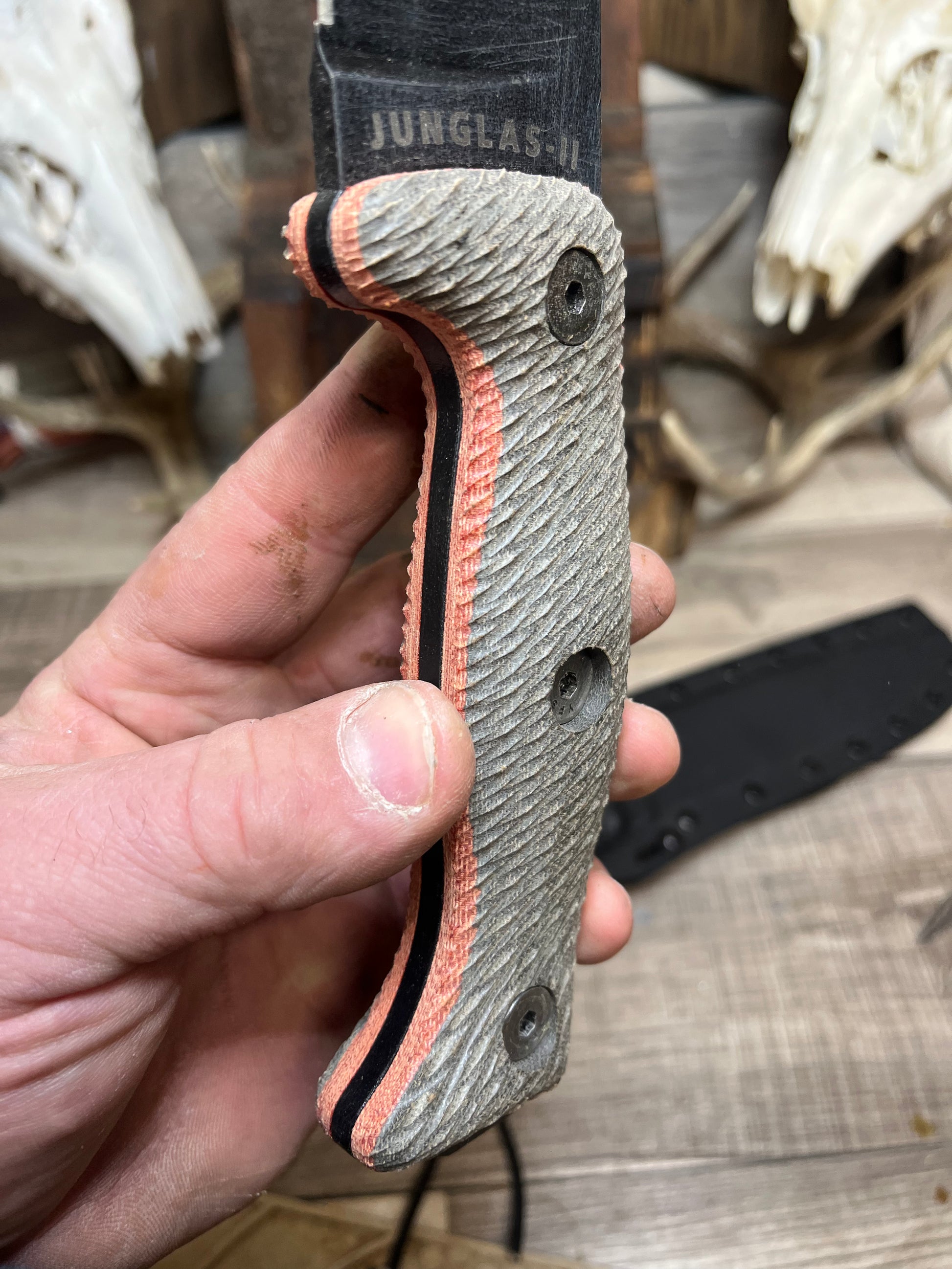 Esee: Junglas I/II & Cleaver CL1 - Canvas Micarta Handles (Knife NOT Included) - Carroll's Custom Scales