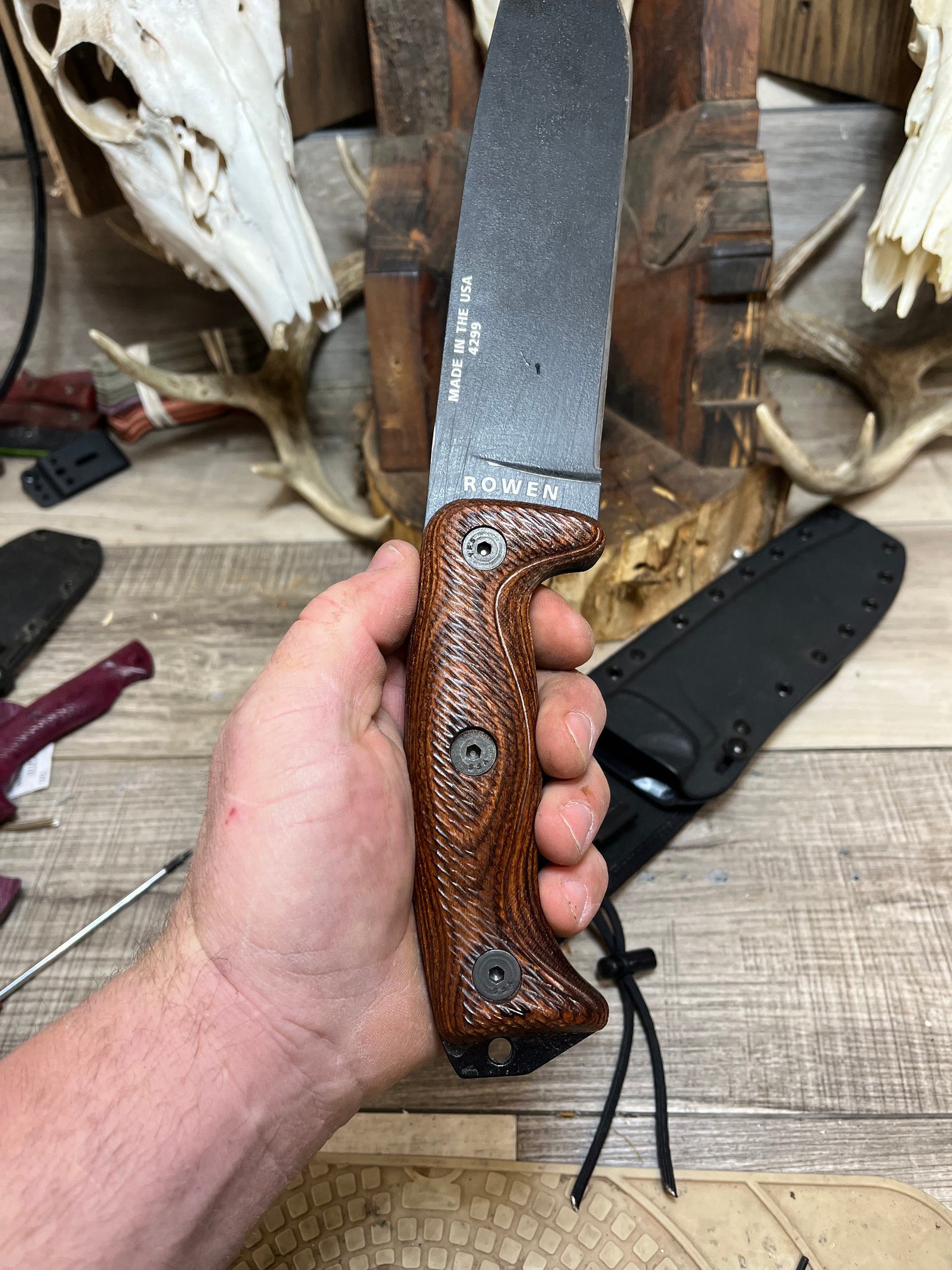 Esee: Junglas I/II & Cleaver CL1 - Dymalux Handles (Knife NOT Included) - Carroll's Custom Scales