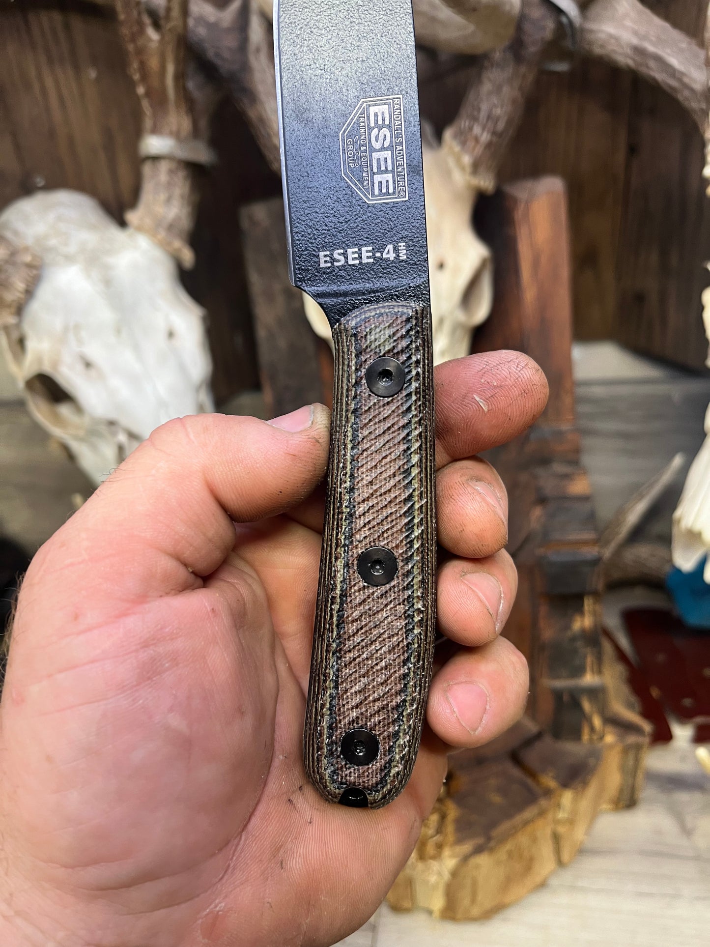 Esee: 4HM & 3HM - Canvas Micarta w/G10 Liners