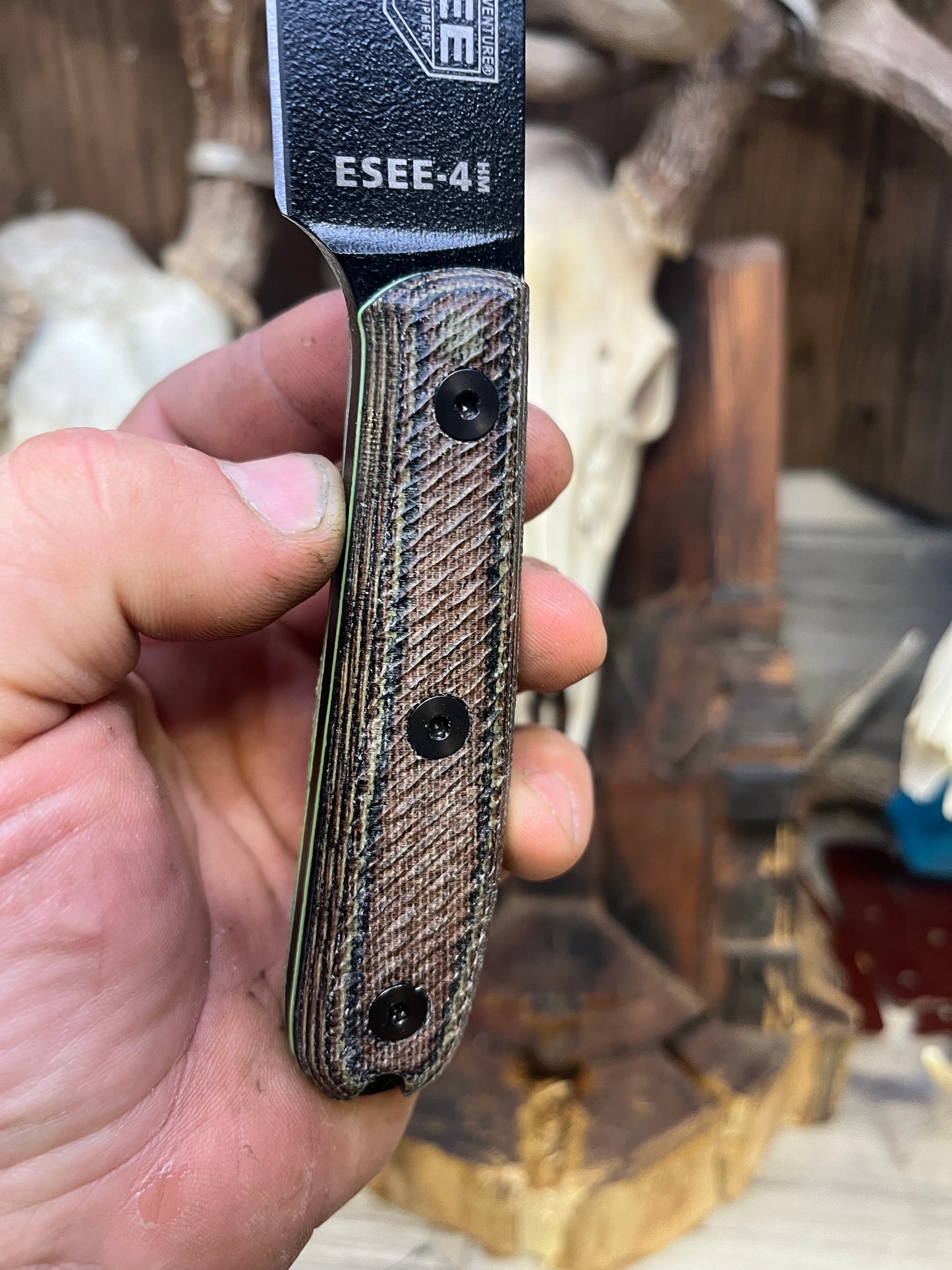 Esee: 4HM & 3HM - Canvas Micarta w/G10 Liners