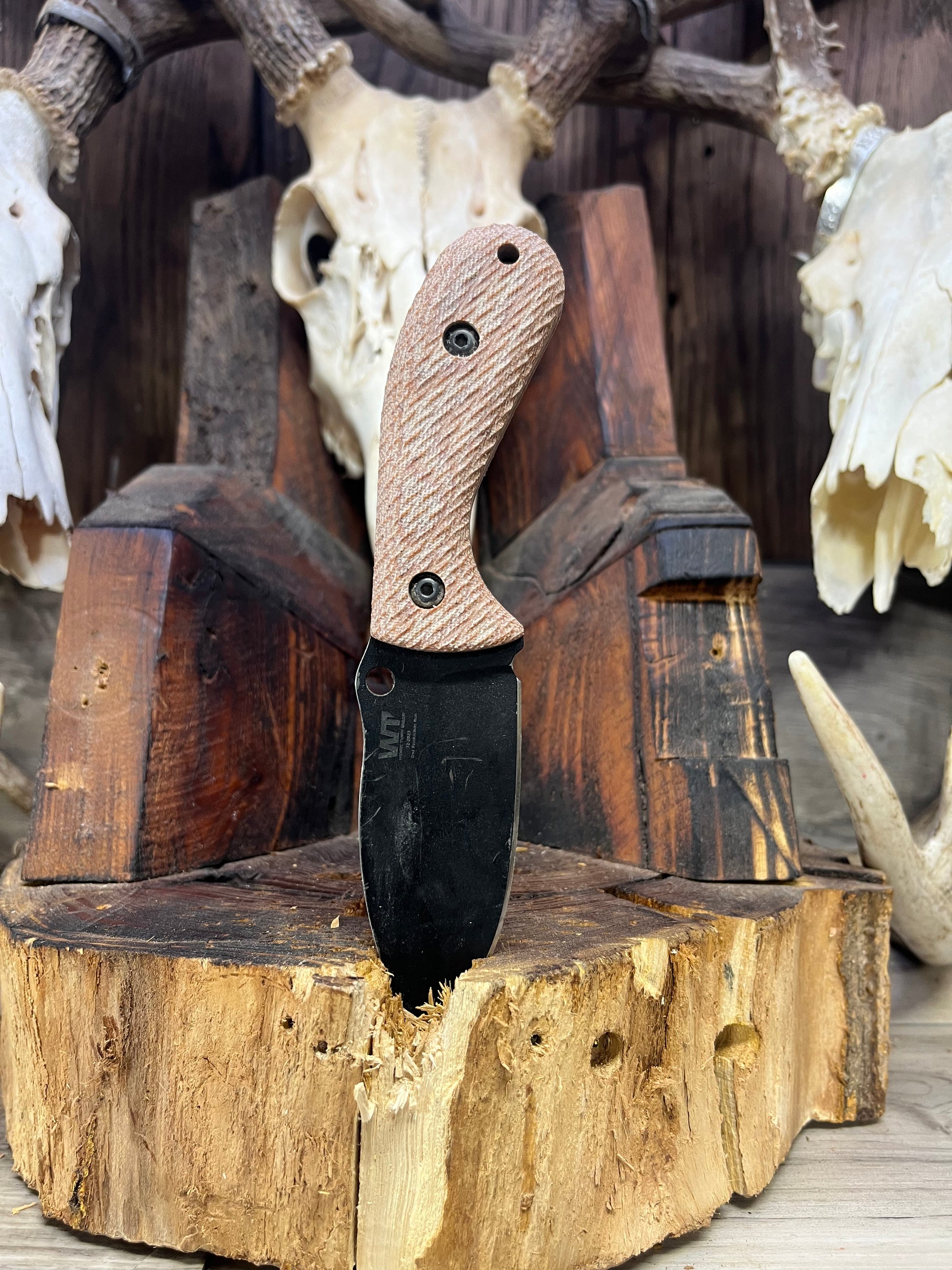 Work Tuff Gear: Klapatche - Canvas Micarta Handles (Knife NOT Included) - Carroll's Custom Scales