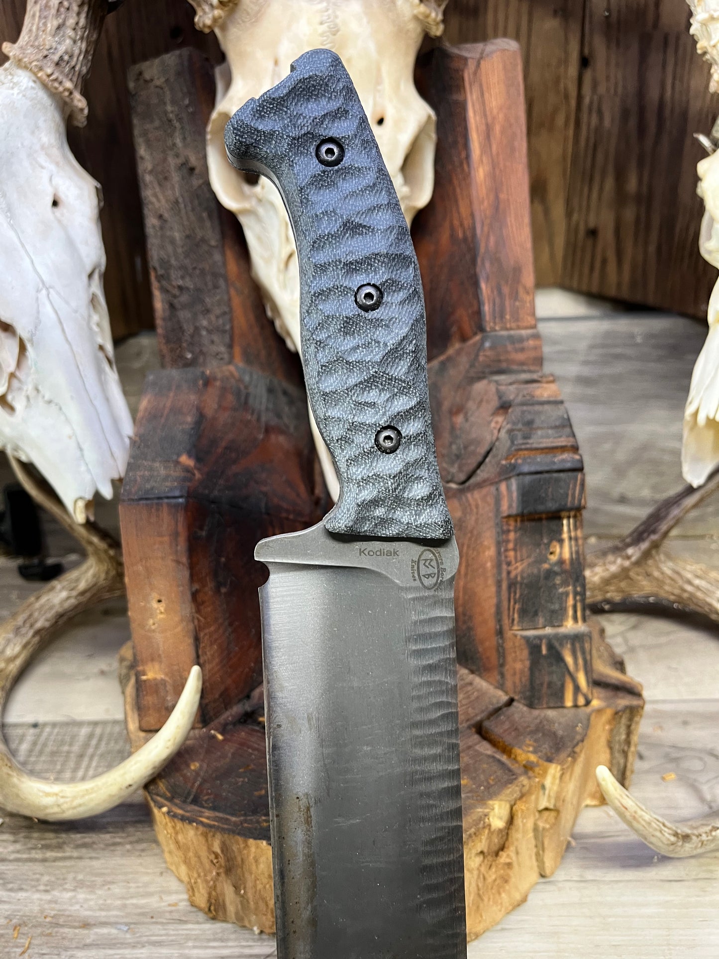 Work Tuff Gear: Kodiak - Canvas Micarta Handles (Knife NOT Included) - Carroll's Custom Scales