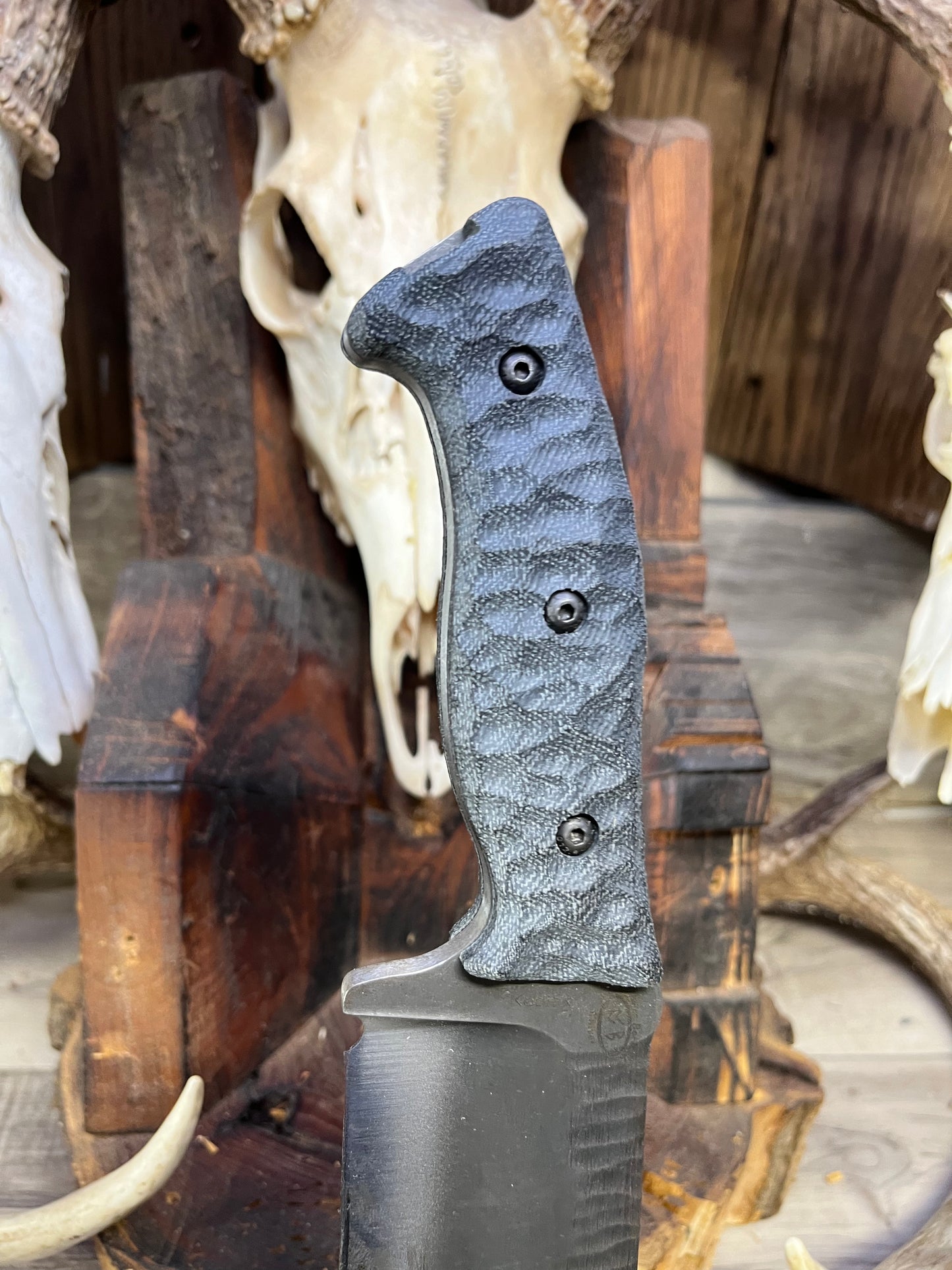 Work Tuff Gear: Kodiak - Canvas Micarta Handles (Knife NOT Included) - Carroll's Custom Scales