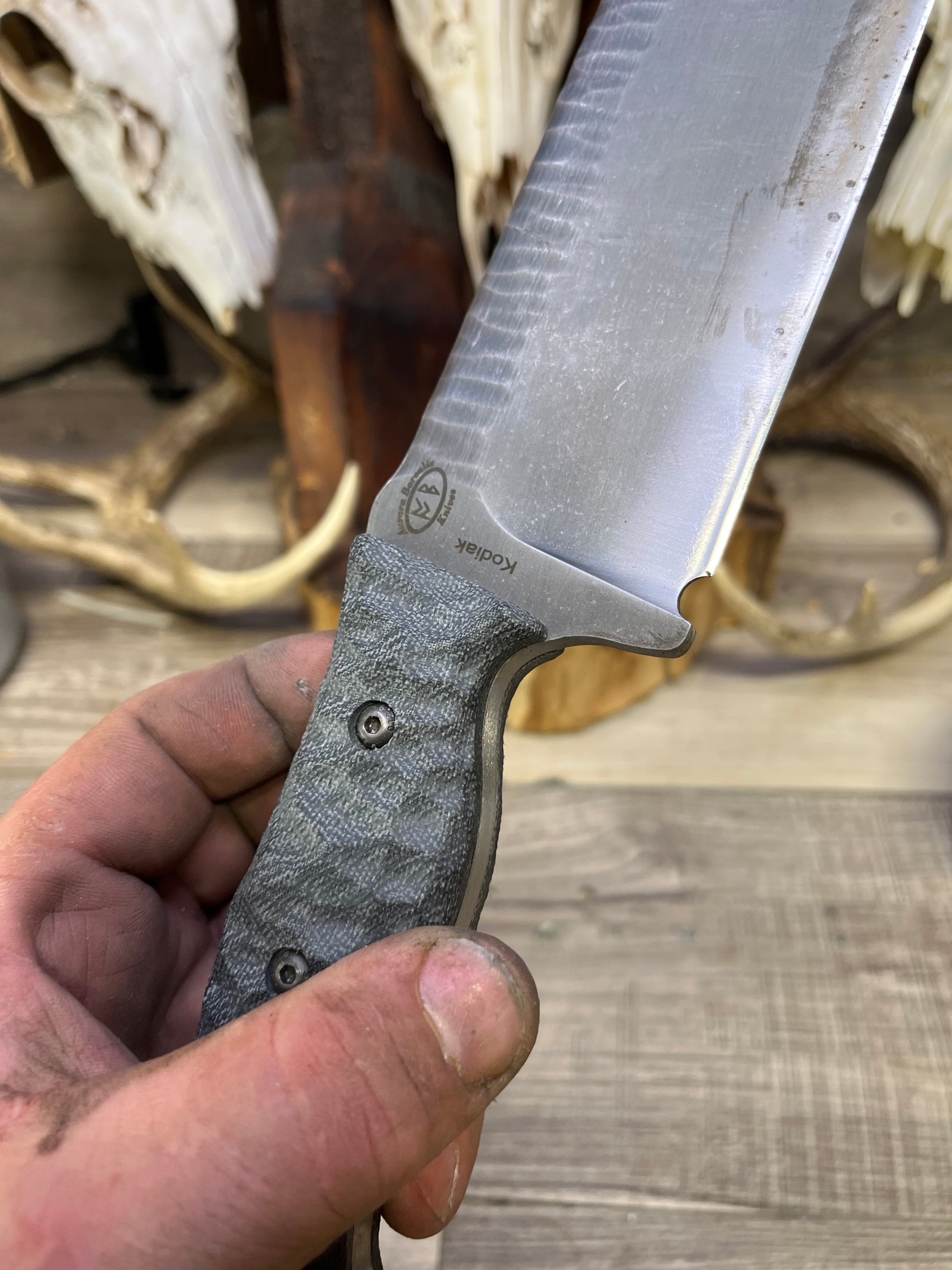 Work Tuff Gear: Kodiak - Canvas Micarta Handles (Knife NOT Included) - Carroll's Custom Scales